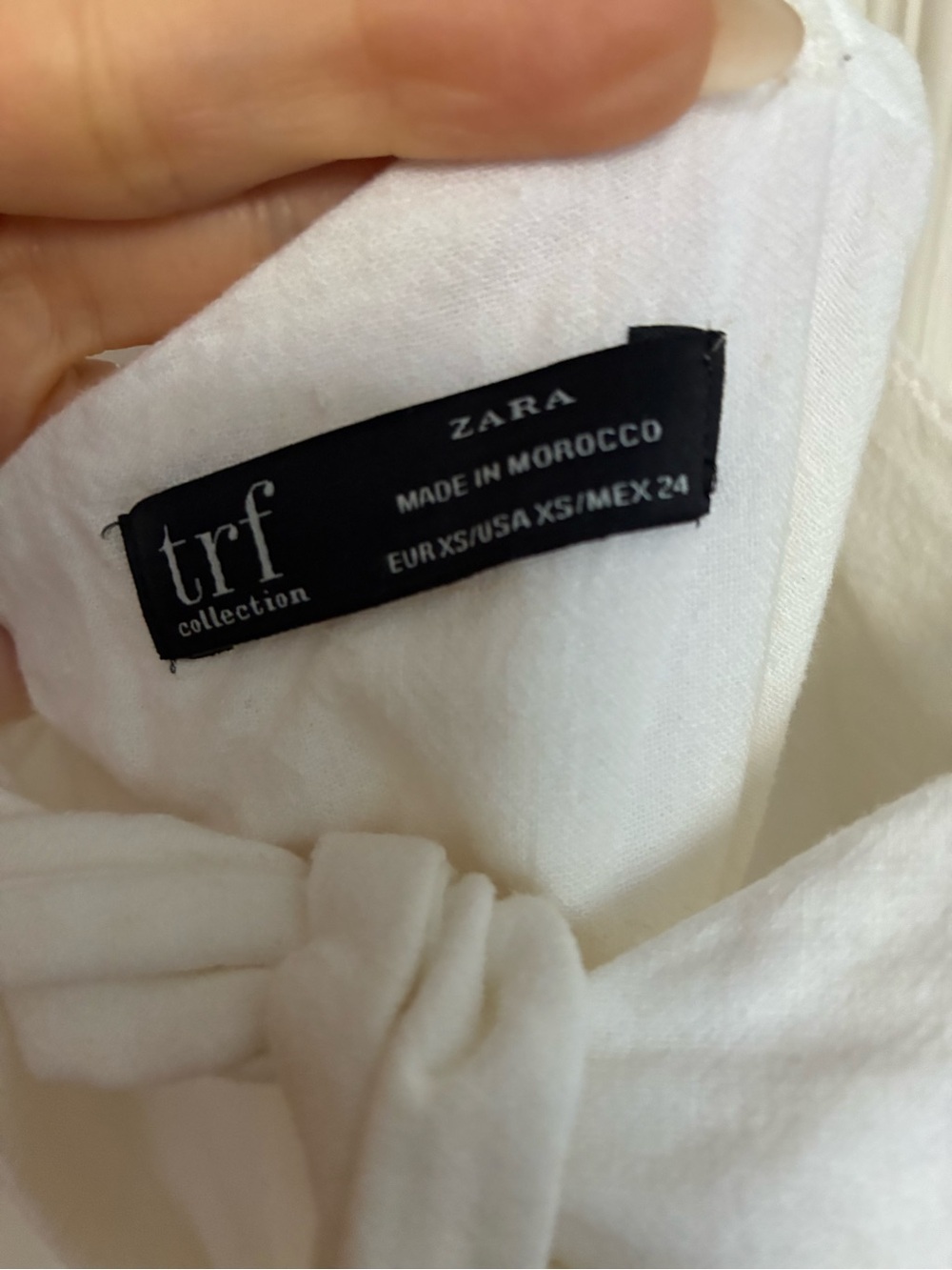 Zara White Spaghetti-Strap Button-Front Midi Dress - Picture 4 of 4